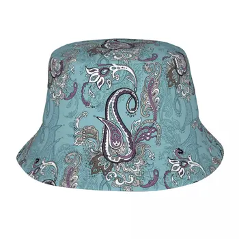 פייזלי אופנה כובע שמש כובע חיצונית דייג כובע לנשים וגברים בני נוער חוף, כובעי דיג קאפ