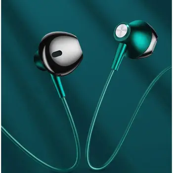 סוג C-In-Ear קווי קריוקי אוזניות סטריאו 3.5 mm מוסיקה Earbud Handfree אוזניות אוזניות עם מיקרופון עבור Xiaomi עבור IPhone