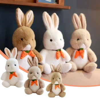 חדש חם מכירה קריקטורה Kawaii צנון ארנב בובת צעצועי קטיפה יצירתי חמוד חמוד ההגירה צנון ארנב חדר קישוטים מתנות יום הולדת
