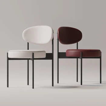 נורדי יוקרה כסאות אוכל בעיצוב הבית יצירתי השידה כסאות אוכל מינימליסטי הסלון Cadeira ריהוט הבית WZ50DC