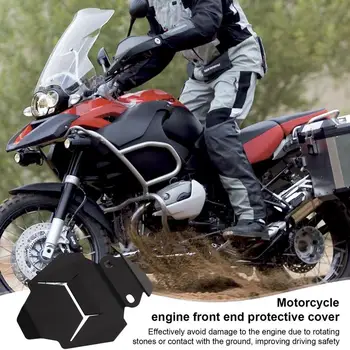 אופנועים מנוע כיסוי מגן כל סיבוב חלבית מרקם סגסוגת אלומיניום קדמי בטיחות נוסף המגן על מנוע האופנוע