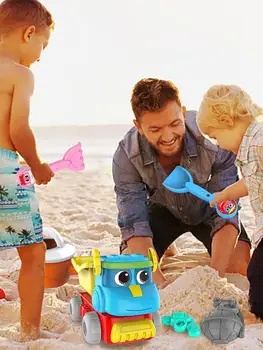 תינוק חוף המשחק צעצוע של חוף דלי החוף חפירה ערכת כלי משחק בחול לחפור בחול חפירה סט כלי עבור ילדים בגילאי 3-10