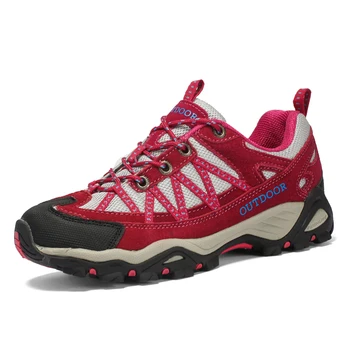 נשים חורף טיולים חיצוני נעלי ספורט באיכות טובה בנות הר קמפינג הליכה נעלי ספורט אנטי חלקלק מטייל נעליים