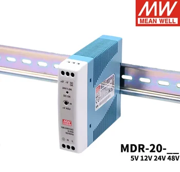 MDR-20 20W יחיד פלט 12V 5V 15V 24V Din Rail החלפת ספק כוח AC/DC