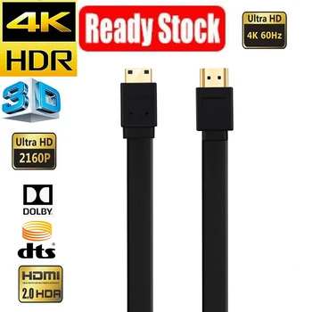 כבל mini HDMI ל HDMI כבל HDMI סוג C Ultra קצר HDMI Mini HDMI כבל למצלמה דיגיטלית טבליות מחשב נייד 4K 30Hz HDMI 1.4 V