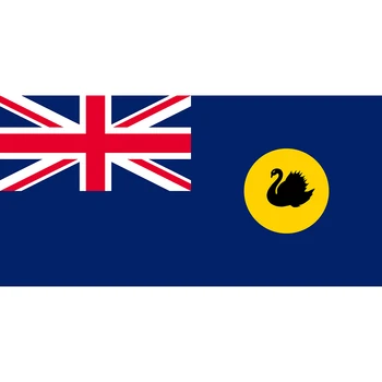 Flagnshow 100% פוליאסטר מערב אוסטרליה דגל המדינה