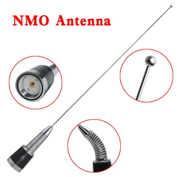 NMO נייד Dual Band VHF UHF Band 144/430MHz 100W 2.15/3.5 DBi רווח גבוה אנטנה ם קודקוד HYT ניידת אנטנה.