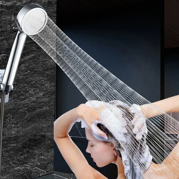 לחץ גבוה חיסכון במים גשמים ראש מקלחת אביזרי אמבטיה לוחצים כרום בעל למקלחת אביזרי אמבטיה