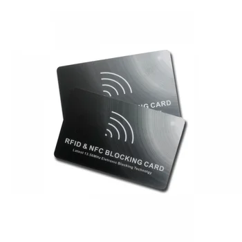 דוגמיות חינם יצרן RFID חסימת כרטיס האשראי מגן מגן כרטיס
