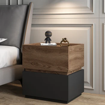 Multifuctional Nortic השינה שידות לילה מגירות אמצע Centry עיצוב גברים ליד המיטה שולחן קטן פשוט Moveis הרהיטים בסלון