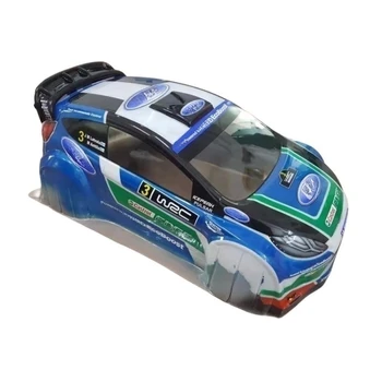 1/8 מידה פורד GT WRC Rc מכונית הראלי ברור חסינת כדורים הגוף פגזים עם הזנב כנפיים, מדבקות לוגו עבור Rc מכונית להיסחף 360mm GT8L/GT8LE