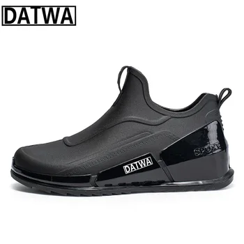Datwa גברים חיצוני עמיד למים החלקה דיג נעליים משקל דיג גשם, נעלי עבודה ללבוש התנגדות גומי נעלי הליכה
