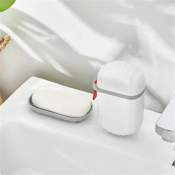 יצירתי סבון כלים ניידת האמבטיה אביזר סבון מתלה סבון מיכל בשירותים בבית טיולים חיצוני קמפינג שירותים מוצרים