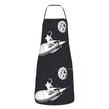 מרחב Galaxy קריקטורה קסום סינר מטבח בישול אפייה גינון סינרים מטבח סינר שרוולים לגברים נשים