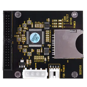 SD, SDHC SDXC-MMC Card IDE 40Pin 3.5 אינץ ' זכר מתאם