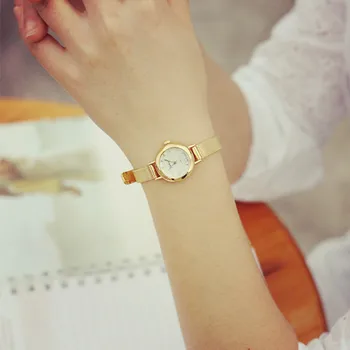 חדש Relogio Feminino אופנת נשים זהב קטן שעונים גבירותיי קוורץ שעון היד Montre פאטאל 2022 בנות צמיד שעון פשוט