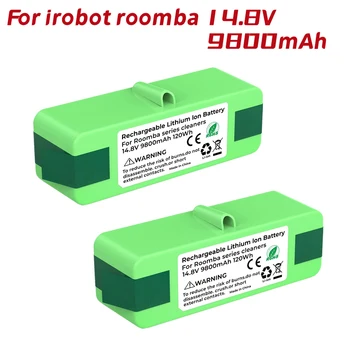 14.8 V 9800mAh Lithium Ion Battery Pack,על תואם עם iRobot Roomba 500 600 700 800 Series 880 770 650 655 870 760 780 790