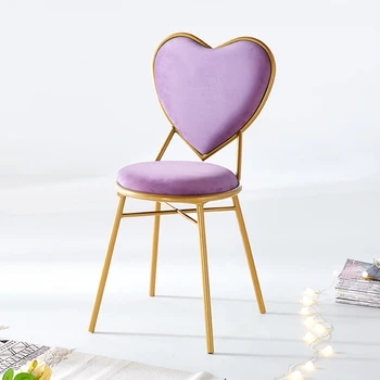 המודרנית גן יהירות כסאות אוכל נורדי מעצב יוקרה מרפסת כסאות אוכל חתונות Sillas Cocina ריהוט הבית YQ50DC
