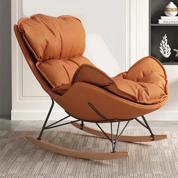 חדר השינה כיסאות מודרניים כרית תמיכה לגב היד קמפינג קומה מעצב כסא נדנדה Mecedoras De Madera הסלון קישוט