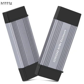 NVME מקרה גדרה מ. 2 NVME ל-USB 3.1 Type-A + סוג C חיצוני SSD תיבת ה-USB 3.1 Gen2 10Gbps עבור מ '/מ '+ב ' מפתח 2230 2242 M2 NVME SSD