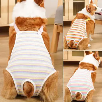 מחמד פיזיולוגיים מכנסיים הזנב פתיחה מתכווננת רצועות כותנה כלב תחתונים מחמד פיזיולוגיים מכנסיים המחזור אספקת