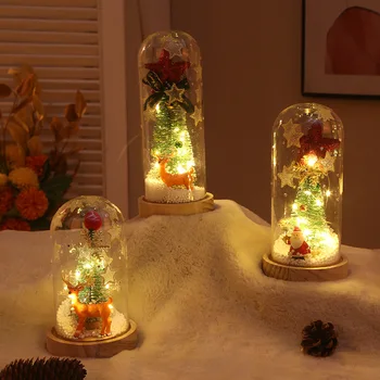 פרח מנורת לילה חמודה יצירתי חמים בחדר השינה מיטה לייזר מקרן שינה מנורה הילדים של צעצועים, כלי קישוט פוטנצה-459