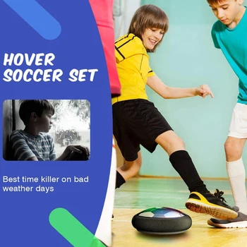 ילדים חשמלי לרחף כדורגל נטענת לרחף כדורגל ילדים מקורה צף כדורגל גלישה רב-משטח מרחף צעצוע