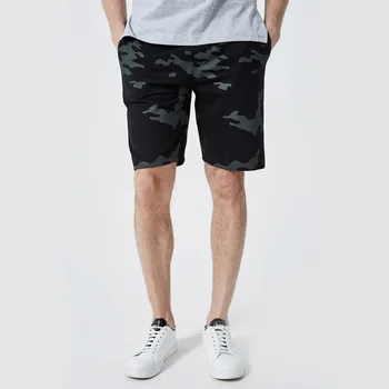 גברים החדשים של קיץ קצרים 2023 קיץ כותנה רך הסוואה מכנסיים גברים של מותג אופנה מזדמן באמצע המכנסיים החוף ספורט Capris Tr