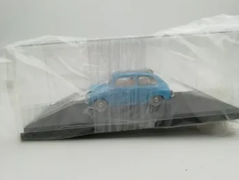 ולא ev 1:43 פיאט 500 כחול סגסוגת מתכת Diecast מכוניות דגם צעצוע של כלי רכב עבור ילדים ילד צעצועים מתנה