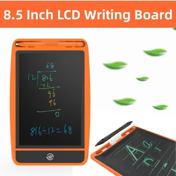 8.5 אינץ מיני כתיבת הלוח ללא נייר LCD אלקטרונית לוח כתיבה בצבע אחד מסך ציור צעצוע לסטודנטים מתנת יום הולדת.