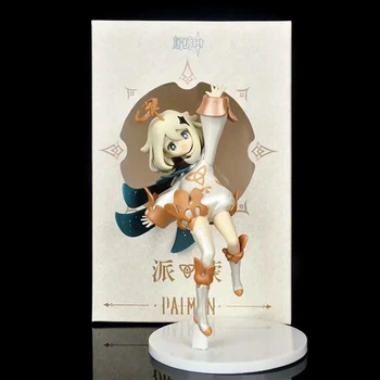 14cm Genshin השפעה Paimon דמות האביר אנימה פסלון Genshin השפעה Paimon להבין PVC פעולה אוסף מודל בובה צעצועים