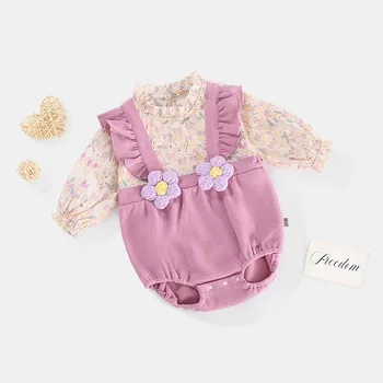 MILANCEL סתיו אופנה בנות תינוק בגדי שרוול ארוך חתיכה אחת בנות תינוק בגד גוף