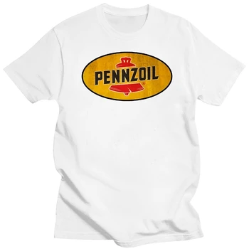 Penzoil II - גרפי כותנה חולצה קצרה S-5XL